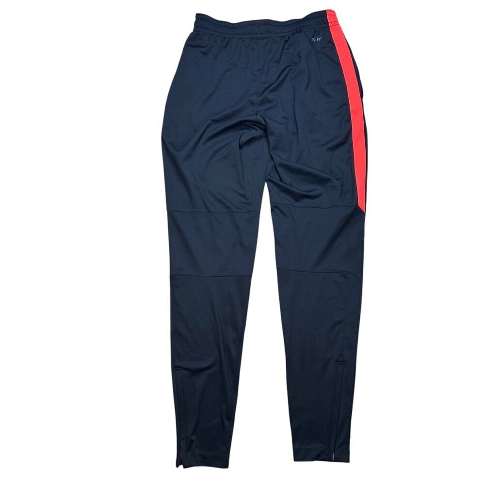 Nike Strike Tech Dri-Fit Small Men Training Pants Joggers Black Red Sports Athle - Picture 3 of 6